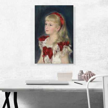 Mademoiselle Grimprel au Ruban Rouge 1880