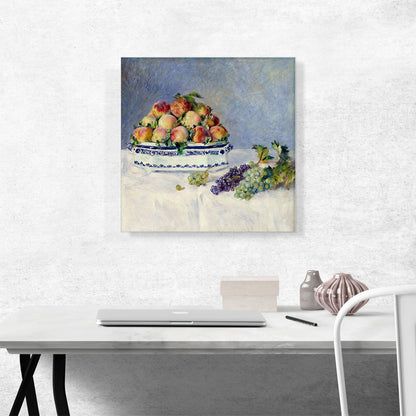 Still Life with Peaches and Grapes 1881
