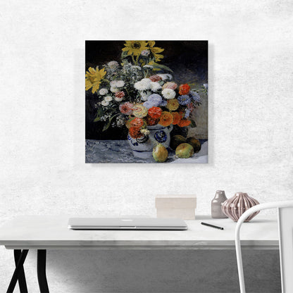 Mixed Flowers In An Earthware Pot 1869