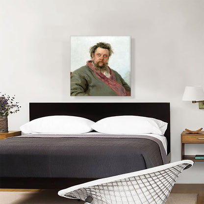 Portrait Of Modest Petrovich Mussorgsky 1881