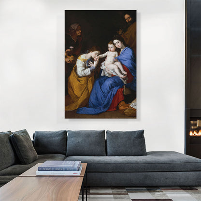 Holy Family With Saints Anne Catherine Of Alexandria 1648
