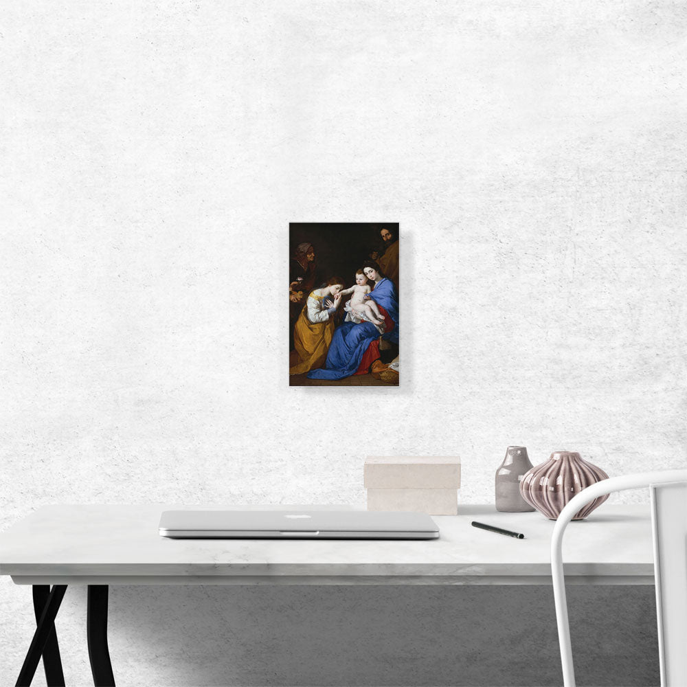 Holy Family With Saints Anne Catherine Of Alexandria 1648