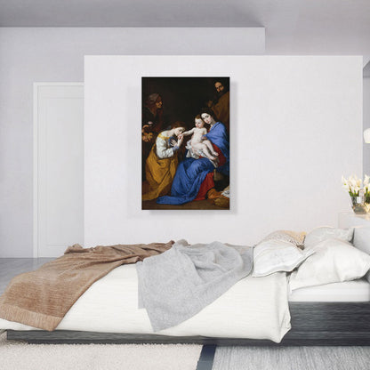 Holy Family With Saints Anne Catherine Of Alexandria 1648