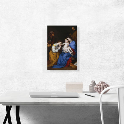 Holy Family With Saints Anne Catherine Of Alexandria 1648