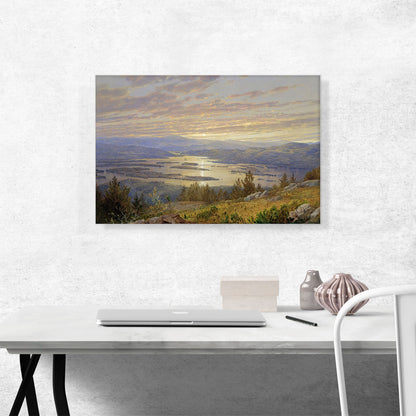 Lake Squam From Red Hill 1874