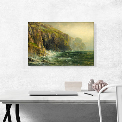 Cliffs And Waves 1884