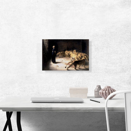 Daniel In The Lions Den Mezzotint