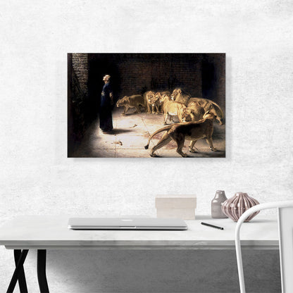Daniel In The Lions Den Mezzotint