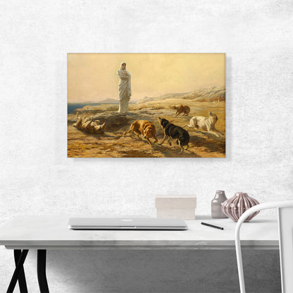 Pallas Athena And The Herdsman's Dogs 1876