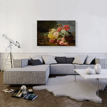 Still Life With Roses And Poppies