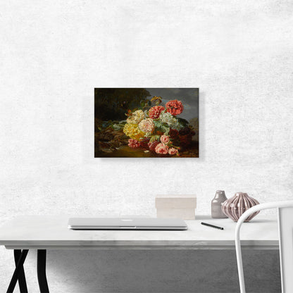 Still Life With Roses And Poppies