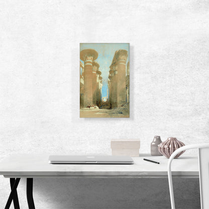 The Great Hall At Karnak Thebes Egypt 1838