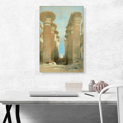 The Great Hall At Karnak Thebes Egypt 1838
