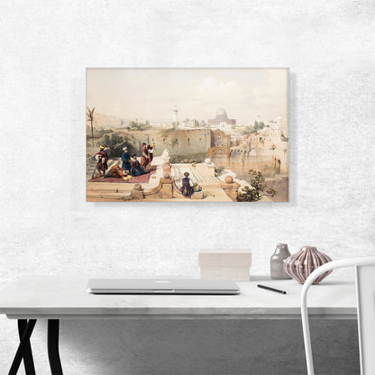 The Holy Land Syria Idumea Arabia Men Praying 1842