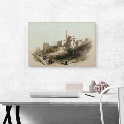 The Tower Of David Jerusalem Israel 1855