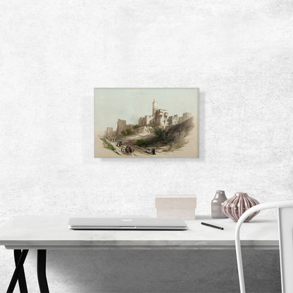 The Tower Of David Jerusalem Israel 1855