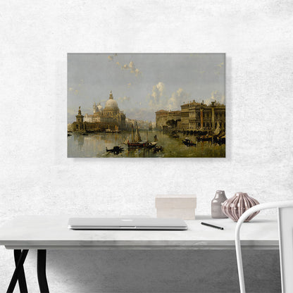 Venice Approach To The Grand Canal 1855