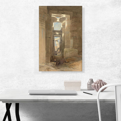 Great Temple Of Amon Karnak Hypostyle Hall 1838