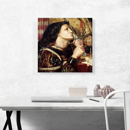 Joan of Arc Kissing Sword of Deliverance