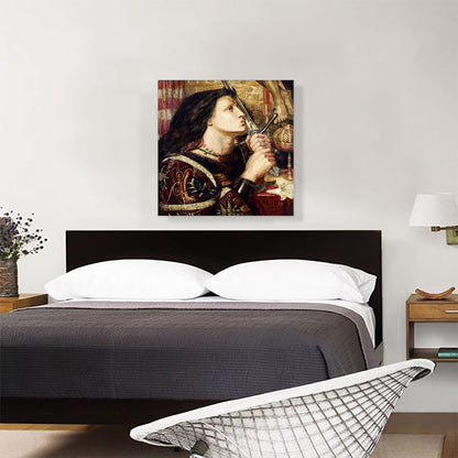 Joan of Arc Kissing Sword of Deliverance