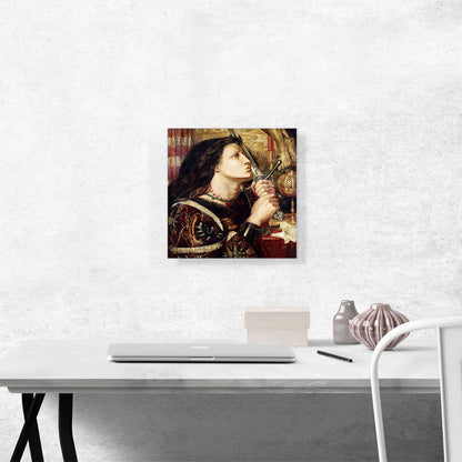 Joan of Arc Kissing Sword of Deliverance