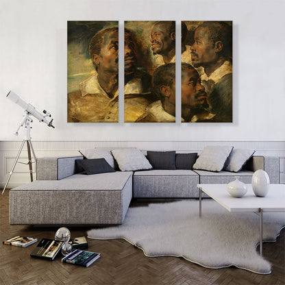 Four Studies of a Head of a Moor 1640