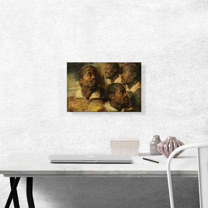 Four Studies of a Head of a Moor 1640