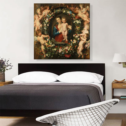 Madonna in Floral Wreath 1620