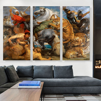 A Hunt of Lions, Tigers and Leopards 1615