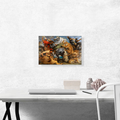 A Hunt of Lions, Tigers and Leopards 1615