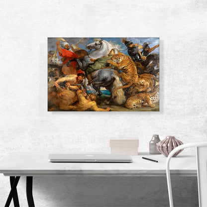 A Hunt of Lions, Tigers and Leopards 1615