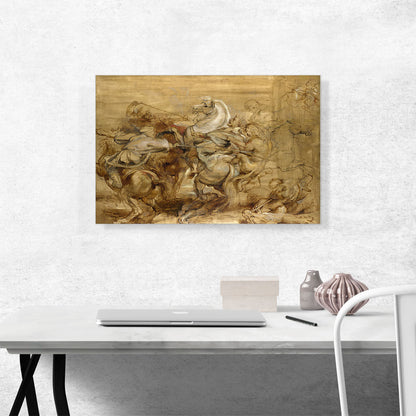 Sketch for the Lion Hunt 1615