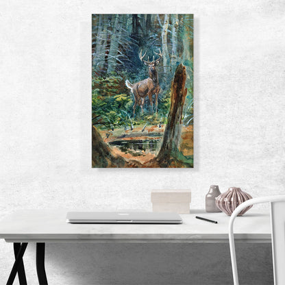 Deer In The Dell 1909