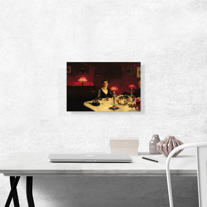 A Dinner Table At Night 1884