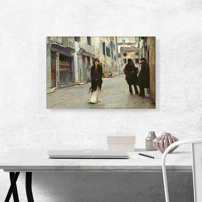 John Singer Sargent Street In Venice