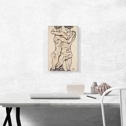 Naked Girls Embracing 1914