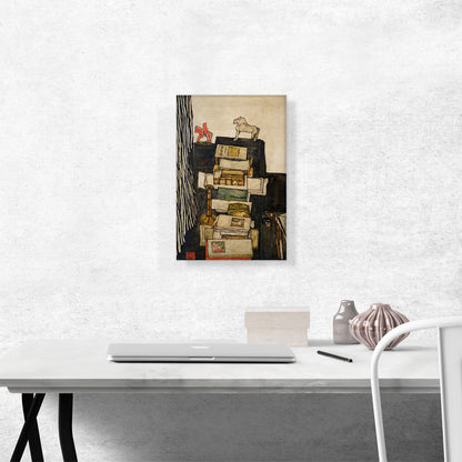 Schiele's Desk 1914