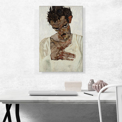 Self-Portrait with Striped Shirt