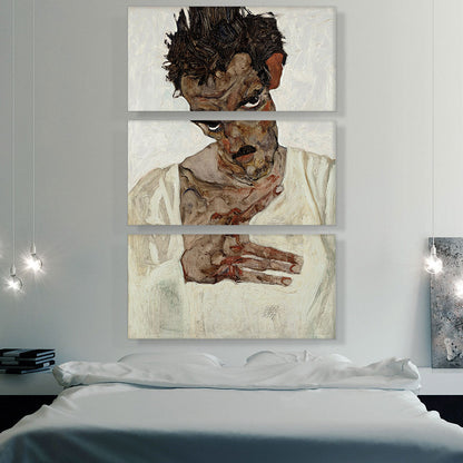 Self-Portrait with Striped Shirt