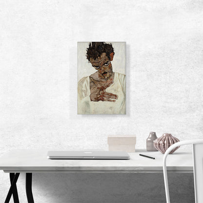 Self-Portrait with Striped Shirt
