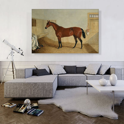 William Orde's Bay Filly Beeswing in a Stable