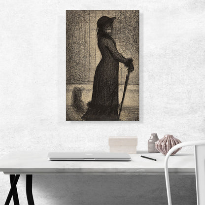 Woman Strolling 1884