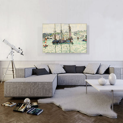 Three Sail Boats