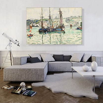 Three Sail Boats