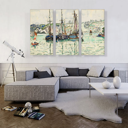 Three Sail Boats