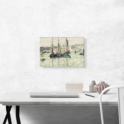 Three Sail Boats