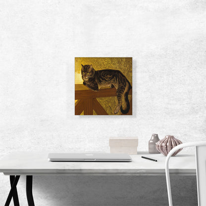 The Summer - Cat on a Balustrade 1909