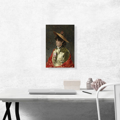 Woman With Straw Hat