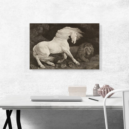 A Horse Affrighted at a Lion 1788