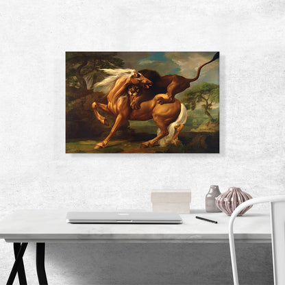 A Lion Attacking a Horse 1762